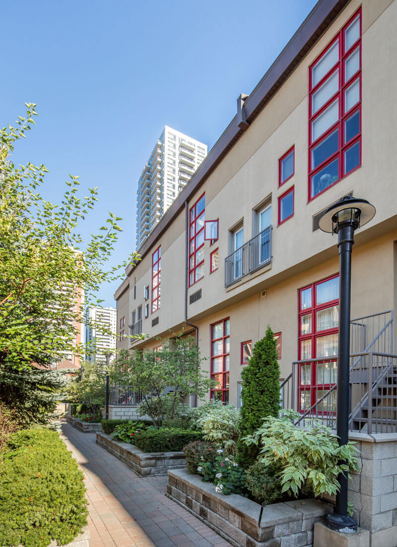 Earl Lofts Exterior Showing Front of Building from the Right Hand Side